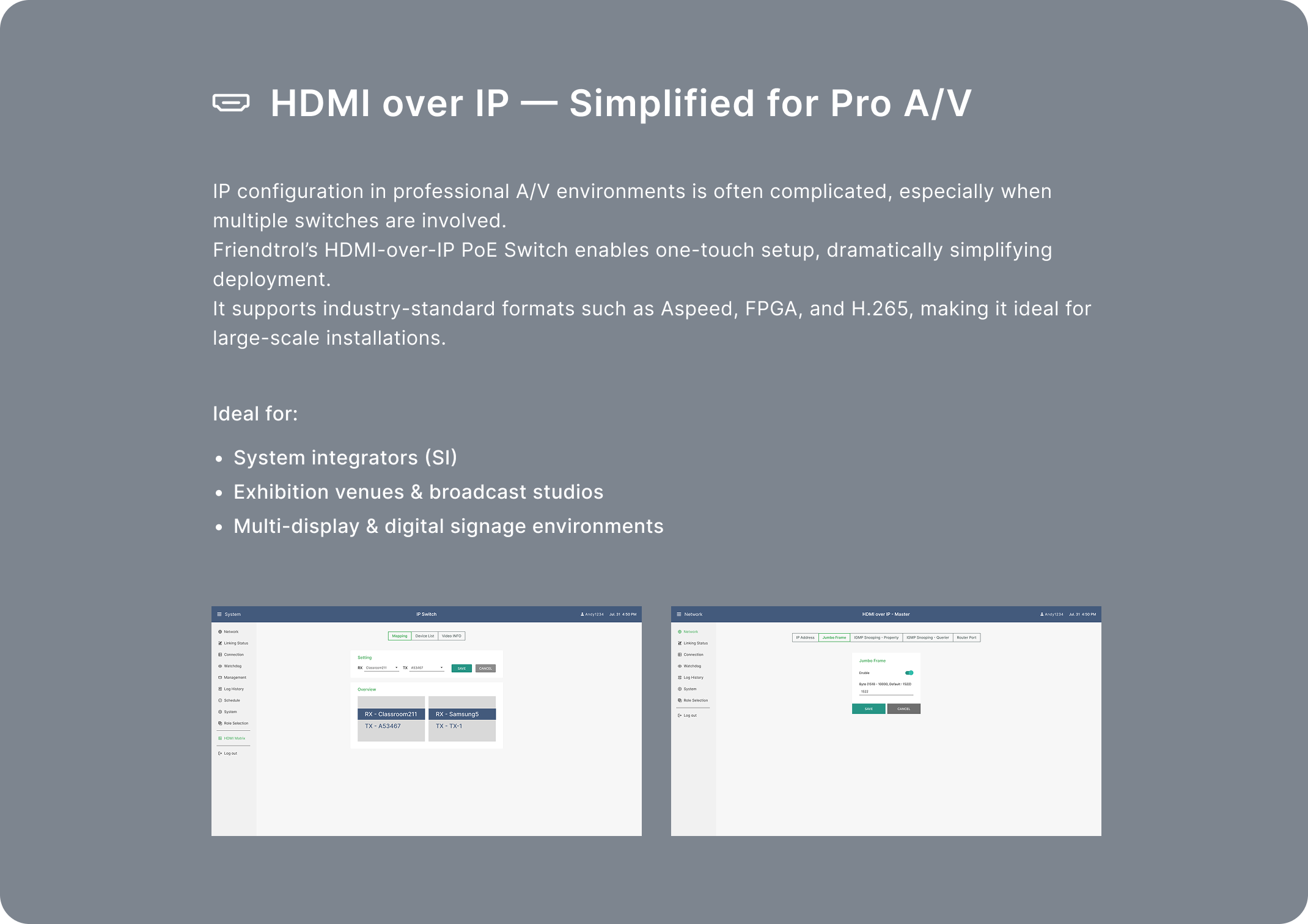 HDMI over IP
